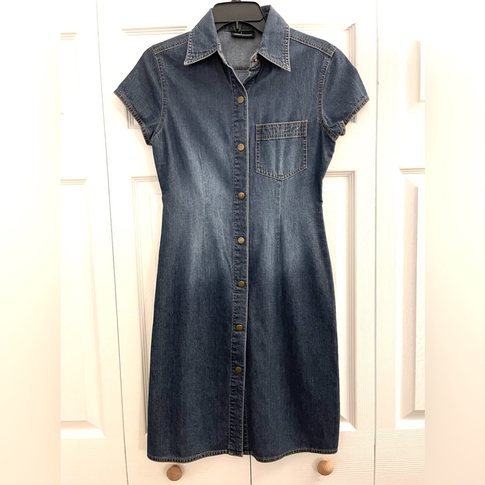 NWOT Denim Shirt Dress Victoria’s Secret Moda International size 2